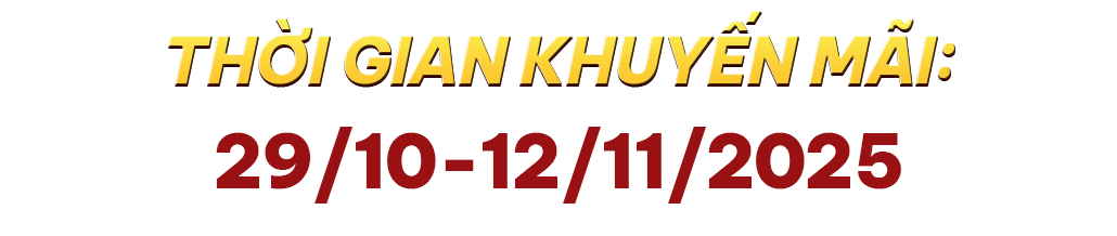 Thời Gian Khuyến Mãi: