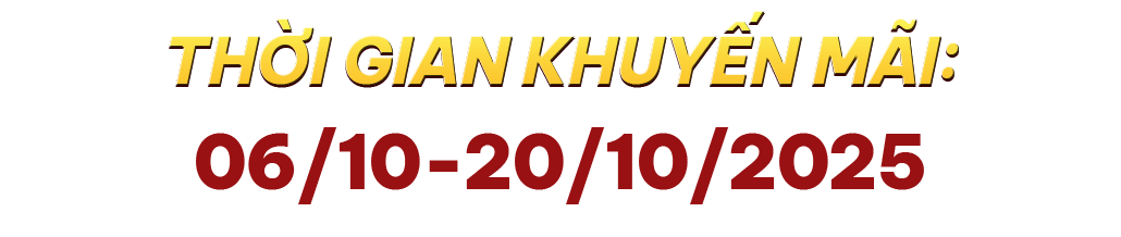 Thời Gian Khuyến Mãi: